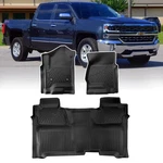 3D Floor Mats Liner For Silverado/sierra 1500 2500HD 3500HD Crew Cab 2014-2018. Fixed Price $82.95.