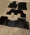 Kia 2021-24 Sorento Piece Oem Black Carpet Floor Mat Set R5F14-AC010/110. Fixed Price $50.37.