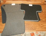 Oem 21702A Black Audi Carpet Floor Mats Set Of 6 - 4 Rear And Hook Front. Fixed Price $72.23.
