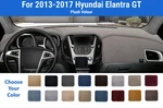 Dashboard Mat Cover For 2013-2017 Hyundai Elantra Gt (plush Velour). Fixed Price $75.95.