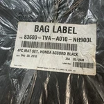 New Oem Honda Accord Carpet Floor Mats Black 4-PIECE Set 83600-TVA-A010-NH900L. Fixed Price $85.99.