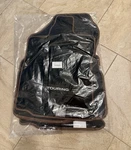 New Sealed Subaru Floor Mats Outback Touring Set 4 Black Brown Trim J505SAN020. Fixed Price $59.50.