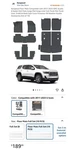Rongtaod Floor Mats Compatible With 2017-2023 Gmc Acadia 6 Seater Kick 10PC. Fixed Price $134.99.