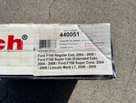 Weathertech 1ST Row Floor Mats, Black, 04-08 F150, Lincoln Mark Lt Opened Box. Fixed Price $120.00.