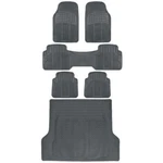 Full 3 Row Rubber Floor Mats Gray All Weather W/ Cargo Trunk Max Duty. Fixed Price $59.95.
