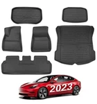 Basenor 6PCS Tesla Model 3 Floor Mats Full Set All-weather Anti-slip 2021+. Fixed Price $115.31.