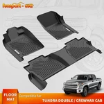 3D Floor Mats For 2014-2024 Toyota Tundra Crewmax Cab All Weather Fit Tpe Liners. Fixed Price $72.19.