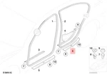 Genuine Bmw E66 E67 760LI Rear Right Entrance Cover Dark Silver 51477070666. Fixed Price $75.37.