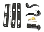 Atrium Door Mortise Lock Trim Set - Mat Black. Fixed Price $99.99.