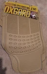 Oxgord Cobblestone Style Rubber Mats 4 Pc. Beige. Of 28.3X17.7/ 17.5X17.7. Fixed Price $18.00.