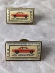 Corvair Chevrolet 40TH Anniversary Collectible Pins Pair Never Used. Fixed Price $8.00.
