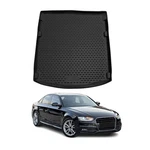 Omac Cargo Mats Liner For Audi A4 S4 Sedan 2009-2016 Waterproof Tpe Black. Fixed Price $61.59.