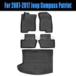 3D Tpe Floor Mats / Trunk Cargo Liner Set For 2007-2017 Jeep Compass Patriot New. Fixed Price $138.99.
