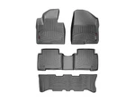 Weathertech Floorliner For 2019-2019 Hyundai Santa Fe Xl Full Set, Black. Fixed Price $269.85.