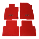 Fits 16-21 Honda Civic 4DR 2DR Red Nylon Floor Mats Carpet Front Rear With Mugen. Fixed Price $59.99.