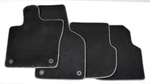 Carpet Floor Mats 11-18 Vw Jetta MK6 Sedan Black W/ Grey Trim 5C7 863 011. Fixed Price $59.99.