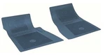 1967-81 Impala, Caprice, Pickup Front Bow Tie Floor Mat Set Dark Blue Pair. Fixed Price $215.89.