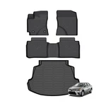 Floor Mats & Cargo Liner For Toyota Corolla 2019-2014 (only Sedan) Set All We.... Fixed Price $150.05.
