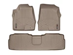 Weathertech Floorliner For 2006-2007 Toyota Highlander 1ST & 2ND Row, Tan. Fixed Price $211.90.