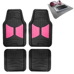 Fh Group Monster Eye Rubber Floor Mats Fit Most Car Truck Suv Van W. Dash Pad. Fixed Price $33.99.