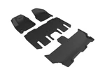 Floor Mats Custom Fit Liners Kagu All-weather Black 1ST 2ND 3RD Row L1CY00501509. Fixed Price $306.99.