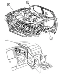 Genuine Mopar Mat Kit-floor Rear 6NZ26DX9AA. Fixed Price $82.38.