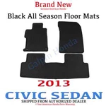 Oem 2013 Honda Civic 4DR Sedan Black All Season Rubber Floor Mats 08P13-TR0-110A. Fixed Price $157.49.