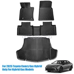 3D Floor Mats Liners & Trunk Cargo Full Set Tpe For 2025 Toyota Camry Gas Hybrid. Fixed Price $89.09.