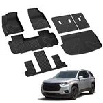 Floor Mats For Chevrolet Traverse 2018-2023 7 Seats Cargo Liners Tpe. Fixed Price $219.00.