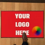 Custom Logo Doormat 24X36 Inches, Your Image Printed On The Floor. Fixed Price $54.05.