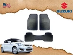 For All Suzuki Car Floor Mats 3PCS Set Black Rubber Anti-slip Front+rear Cabin. Fixed Price $77.50.