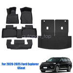 Floor & Backrest Mats Liner 2020-2025 Ford Explorer 6-SEATS Tpe All Weather. Fixed Price $126.59.