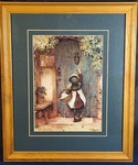Arthur Hopkins "the Visitor" Framed Print 22.5" X 18.5" Victorian Decor. Fixed Price $45.00.