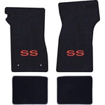 1967-1969 Camaro Black Floor Mat Set With Embroidered "ss" Logo. Fixed Price $207.99.