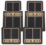 Restoparts Saddle Rubber Plasticolor Floor Mat Set For 1964-1973 Pontiac Gto. Fixed Price $149.98.
