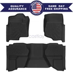 For 2007-2013 Chevy Silverado Gmc Sierra Extended Cab Tpe Row Floor Mats Liner. Fixed Price $119.19.
