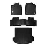 Smartliner Black 1ST & 2ND Row Floor Liners Extended Cargo For Acura Mdx. Fixed Price $258.99.