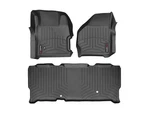 Weathertech Floorliner 1999-2007 Ford Super Duty 1ST & 2ND Row, Black. Fixed Price $221.90.