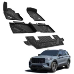 Lasfit Floor Mats Ford Explorer 2020 2021 6 Seats Tpe All Weather Easy Clean. Fixed Price $169.99.