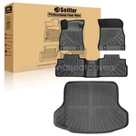 For 2020-2025 Nissan Sentra Tpe Floor Mats & Cargo Trunk Liner All-weather Black. Fixed Price $109.49.