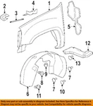 Gm Oem 07-14 Avalanche Components-fender Liner Retainer 11562024. Fixed Price $343.14.