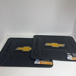 Plasticolor 001247 Rear Two (2) Rubber Utility Floor Mat 14"X17" For Chevy Truck. Fixed Price $25.00.