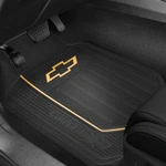 (2) Front Chevy Bowtie Logo Floor Mats Rubber All Weather Factory Liners Black. Fixed Price $109.95.