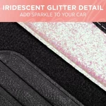 Carbella Shiny Glitter Mats - Sparkle Bling Auto Floor Pink Silver. Fixed Price $57.74.
