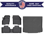 2015-2025 Ford Edge FRONT+2ND Row Tpe Floor Mats & Cargo Trunk Liner Black. Fixed Price $87.19.