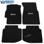 For 96-00 Honda Civic Black Floor Mat Carpet Non-slip Front Rear Nylon W/ Racing. Fixed Price $59.49.