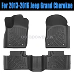 For 2013-2015 Jeep Grand Cherokee Tpe All-weather Front & Rear Floor Mats Liners. Fixed Price $70.59.