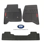 2014-2018 Gmc Sierra Front & Rear Premium All Weather Mat Pkg Black W/ Logo. Fixed Price $148.74.