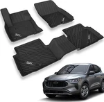 3W Floor Mats Compatible Ford Escape 2020-2025 Fit Rows Car Liners. Fixed Price $129.99.