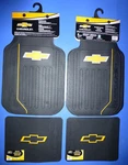 Chevy Elite Logo Front Rear Rubber Floor Mats 4 Pcs Set Car Truck Suv Vans. Fixed Price $84.95.